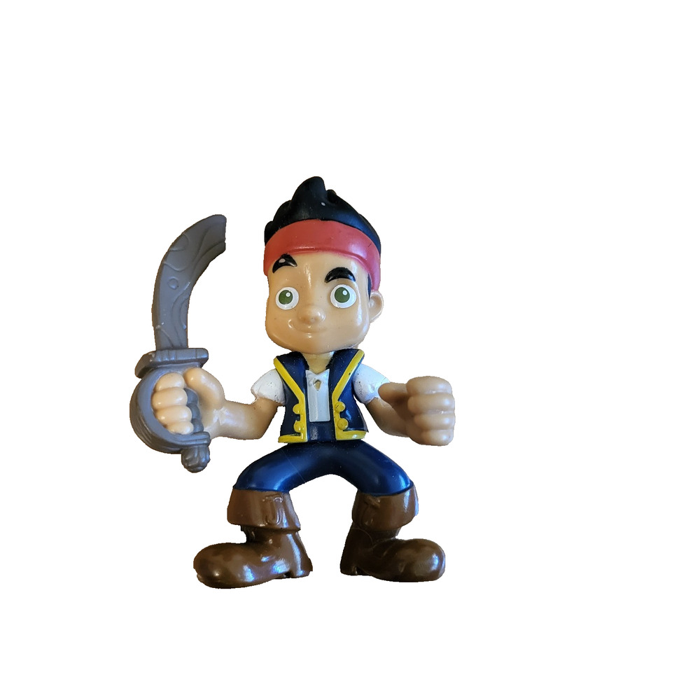 Disney Jake and the Never Land Pirates Jake PVC Figure w/ Sword 3" Toy